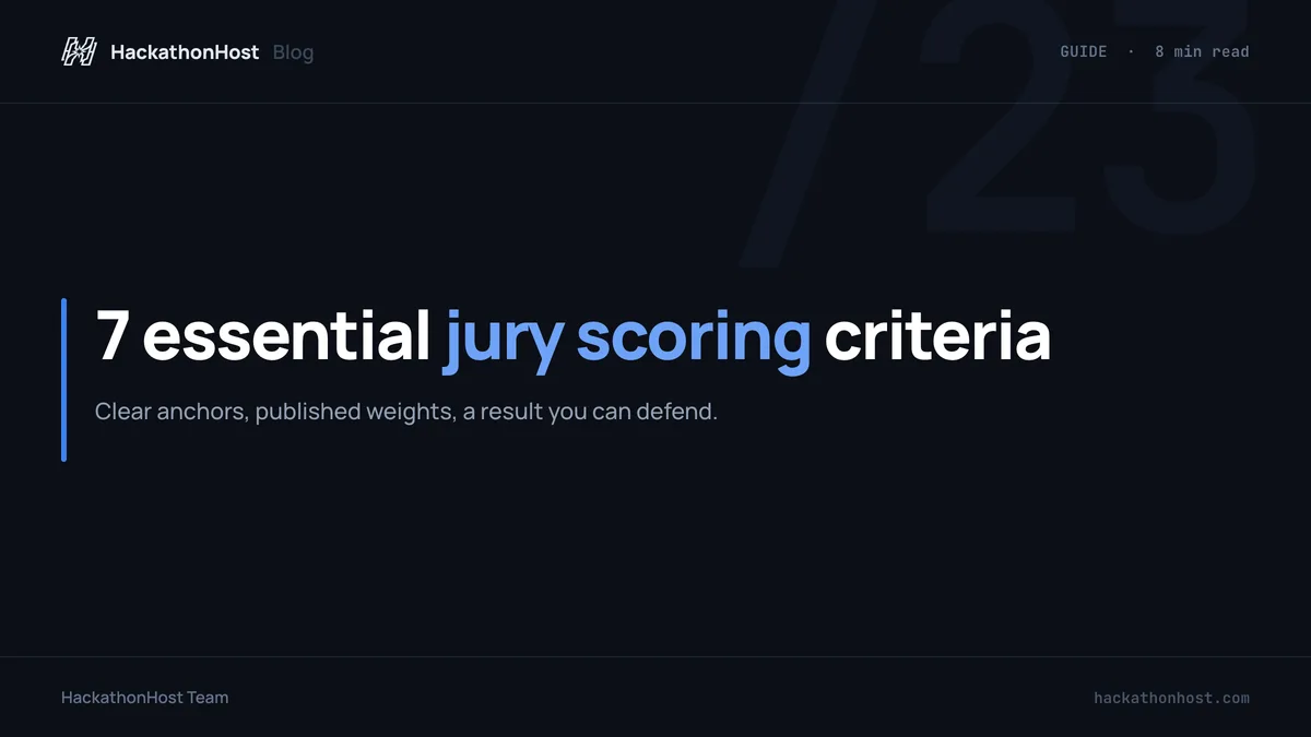 7 Essential Jury Scoring Criteria That Work